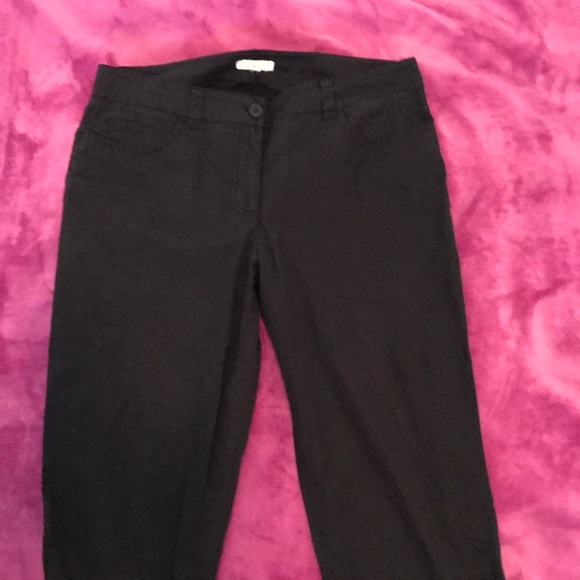Eileen Fisher black crop pants size small - Picture 1 of 7